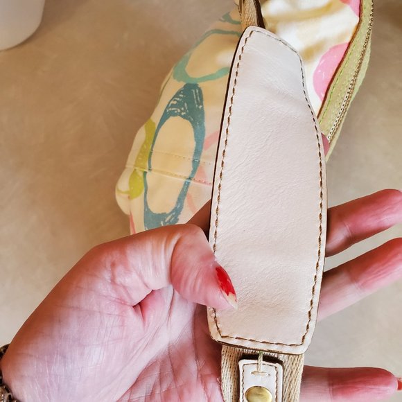 Coach Scribble Mulit-Colored Hobo Bag Handbag Purse - Picture 7 of 12